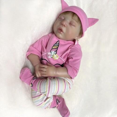 Adolly 20 Inch Realistic Reborn Baby Doll Soft Weighted Simulation Silicone Vinyl Newborn Lifelike Boy Girl Toy ad20c0014c