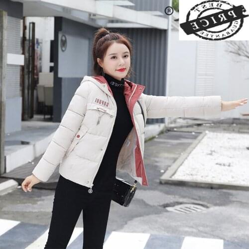 Jacket Women Winter Down Cotton Parkas Mujer 2021 Korean Padded Short Coat Female Warm Parka Fit Manteau Femme Hiver 12aa