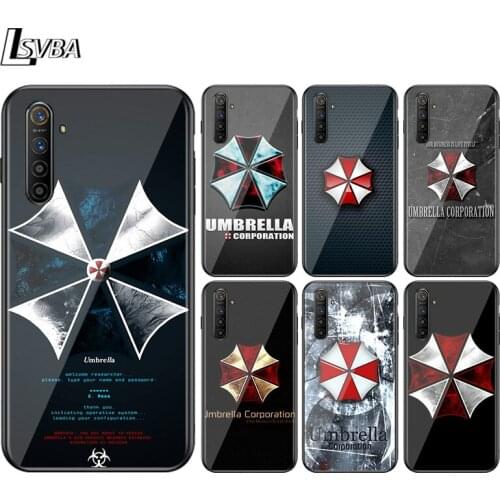 Umbrella Logo For OPPO Find X3 X2 F19 F17 RX17 F15 R15X K5 K3 K1 R9S F11 F9 F7 F5 Neo Pro Lite Black Phone Case