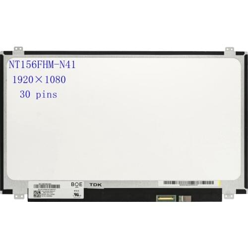 15.6"Laptop Screen 1920*1080 eDP 30pin NT156FHM-N41 NT156FHM-N42 N31 N156HGE-EA1 B156HTN03.4 B156HTN03.5