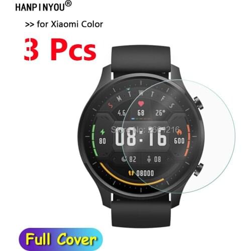 3Pcs/Lot For Xiaomi Color Sports Smart Watch HD Clear Soft TPU Hydrogel Full Cover Film Screen Protector (Not Tempered Glass)