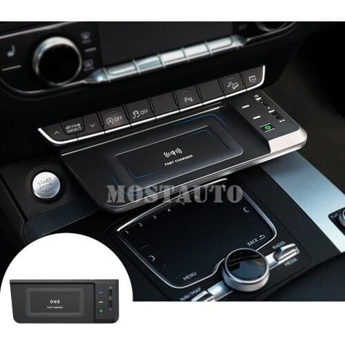 For Audi Q5 Wireless Car Charger Phone Fast Charging Plug And Play 2017-2021 Fit For The Phone With QI Wireless Charging