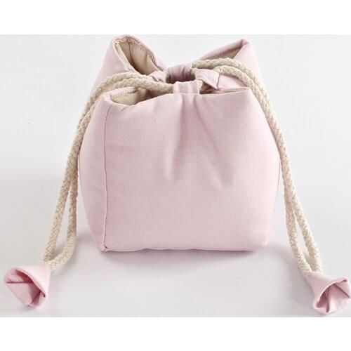 Teacup Teapot Tea Jar Storage Bag Cotton and Linen Pink Cloth Pack for Travel Bag Chinese Kung Fu Tea Set Accessories Decor Gift