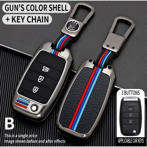 Beautiful Full cover New car key case shell For Kia Rio QL Sportage Ceed Cerato Sorento K2 K3 K4 K5 Auto Accessories