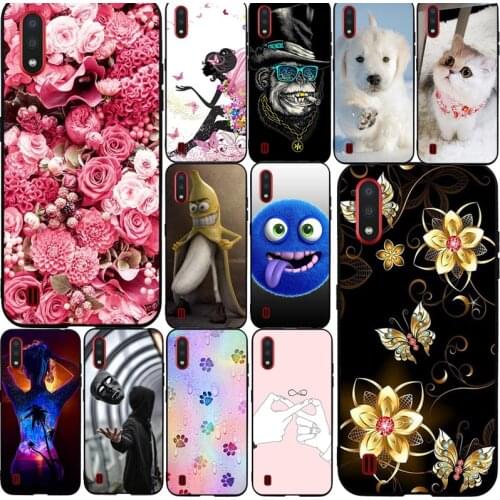 For Samsung Galaxy M01 SM-M015F Case Soft TPU Silicone Case For Samsung Galaxy M01 M 01 Cover Dogs Capa For Samsung M01 Shell