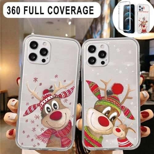 Bag For SamsungGalaxy S10 S10e S11e 20 S21 FE S30 S9 S8 Plus Note 10 20 Ultra Lite A7 2018 M31 A81 Full 360 Body Christmas Cases