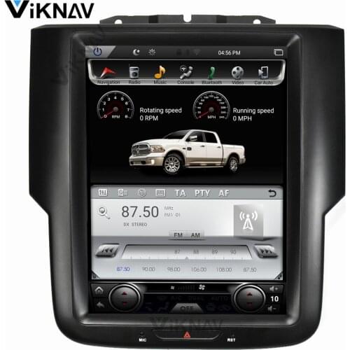 For Dodge RAM 2013-2017 car DVD player GPS navigator multimedia player stereo video player radio vertical screen 10.4 inch