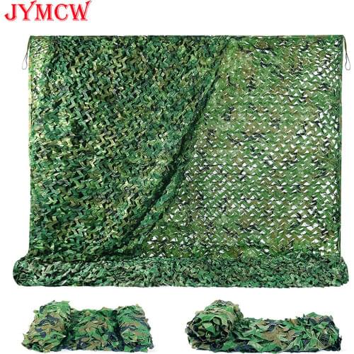Sun Shelter 2mx10m 4m 3m 1.5mx3m 5m 7m Hunting Military Camouflage Nets Woodland Army Camo Netting Camping ShelterTent Shade Car