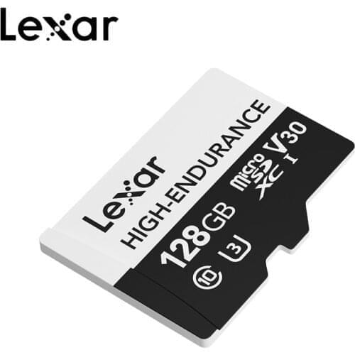 Lexar Micro SD Card High Endurance Max 100MB/s Memory Card 32GB SDHC V10 64GB SDXC V30 C10 Waterproof TF Card For 4K Video