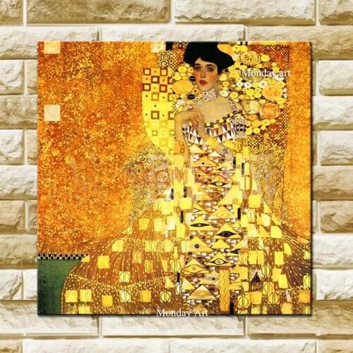 Top Oil Painting Supplier Handmade High Quality Reproduction Famous Gustav Klimt Oil Painting On Canvas Klimt Canvas Painting