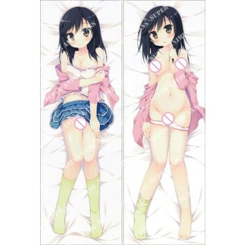Japanese Anime Non Non Biyor Hugging Pillow Cover Case Pillowcases Decorative Pillows 50X160CM 2way
