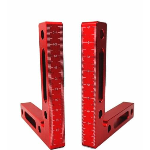 90 Degree Positioning Squares L Block Right Angle Clamps Woodworking Carpenter Tool Square Aluminium Alloy Tools for Carpentry