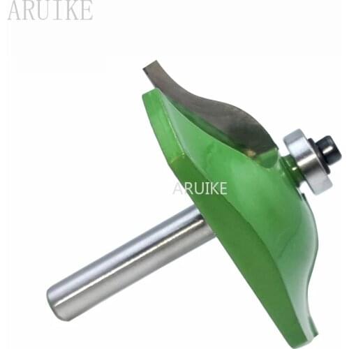 8mm Shank 3pcs Big Cabinet Rail & Stile Tenon Router Bit Set Door Cabinet Panel Raiser Ogee Wood Milling Cutter MC02040