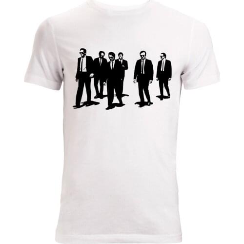 New Fashion Cool Casual T Shirts Reservoir Dogs Minimalistic Black Art Mens (womans Available) T Shirt White Summer Tee Shirt