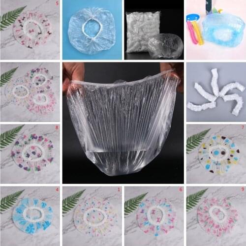 A Pack Of Disposable Compression Shower Cap Waterproof Protection Hair Shower Cap Hotel Beauty Salon Hair Dressing Dyeing