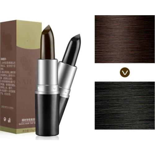 One-Time Hair Dye Instant Gray Root Coverage Hair Color Modify Cream Stick Temporary Cover Up White Hair Colour Dye Wax