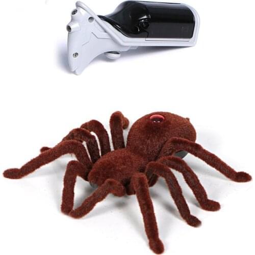 Halloween Gift Trick Prank Model Remote Control Realistic RC Spider Scary Toy Lifelike Halloween Props Scary Remote Control Toys