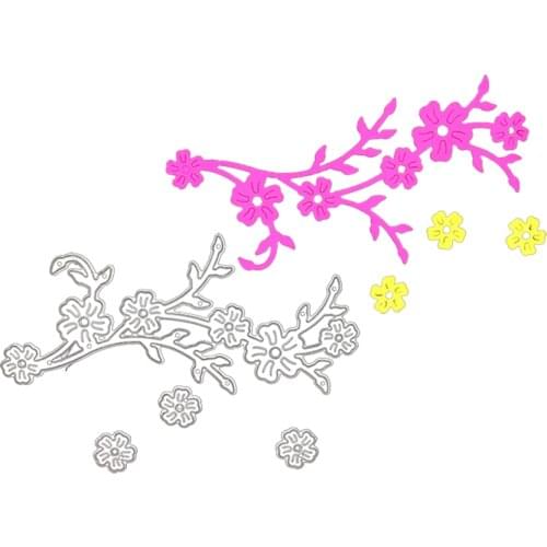 Julyarts Flower Branch Cutting Dies New Craft For DIY Photo Album Card Craft Paper Embossing Supplies