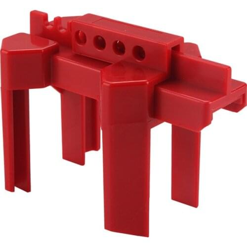 Adjustable Pipe Door Valve Switch Lock Red for Water Pipe Ball Valve Switch Padlock To Prevent Opening Safety Hardware