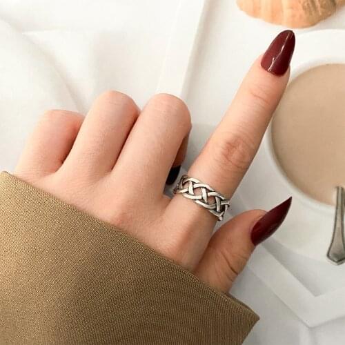 FNIO Gold Silver Color RING Wide For Unisex Vintage Gothic Chunky Midi Ring Antique Jewelry Accessory