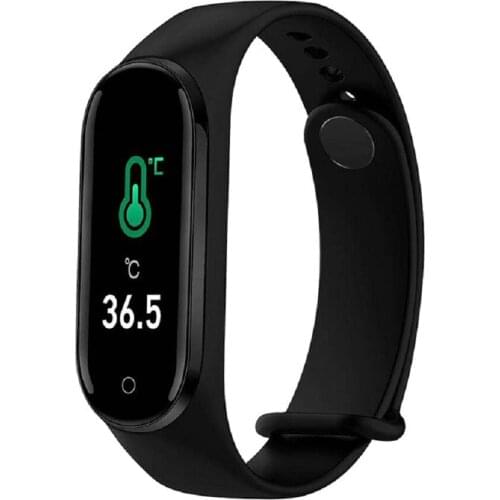 M4 Pro Smart bracelet Sport Fitness Band With Pedometer Take Body Temperature Heart Rate Blood Pressure Life Waterproof Wirst