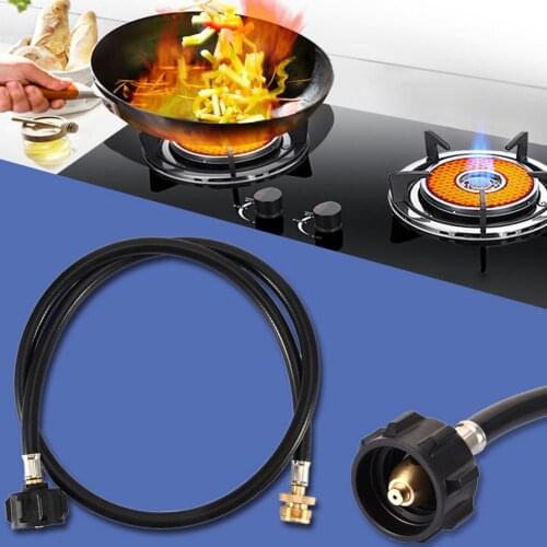 Outdoor Propane Hose Adapter Connecting 6FT QCC Gas Pipe Oven Extension Tube Gas Stove Camping Stove Propane Refill Adapter