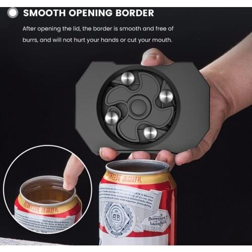 Universal Smooth Kitchen Bar Drinking Cut Can Opener Gripper Can Opener Accessories Beer Drink Top Resection ABS Can Opener