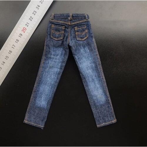 In Stock 1/6 Scale Soldier Figure Loose Trousers Male Jeans Pants Model For 12" Man Action Figure Model Accessory