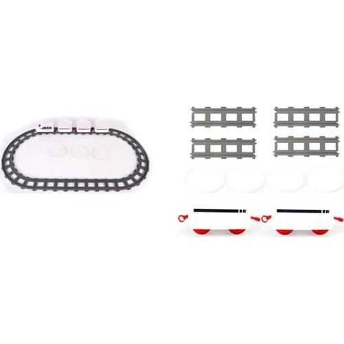 2Set Sushi Train Rotary Sushi Toy Track Conveyor Belt Rotating Table Kid Food Train Set A & B