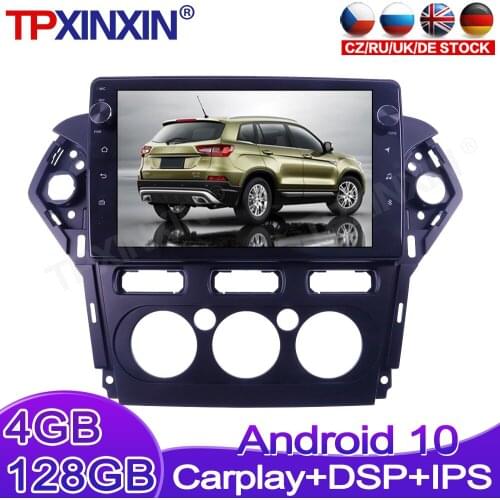 For Ford Mondeo MK4 2011-2013 Android 10.0 128G Wireless Carplay DSP Multimedia Stereo Player Headunit Audio Radio GPS Navigtion