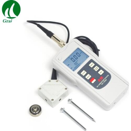 AV-160D 3D Vibration Tester 3-Axis Piezoelectric Accelerometer Vibrator