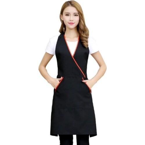 Sleeveless Spa Uniform Beauty Salon Tattoo master apron Women Uniform Simple Slim Workwear apron Waitress aprons