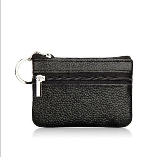 PU Leather Coin Purses Womens Small Change Money Bags Pocket Wallets Key Holder Case Mini Functional Pouch Zipper Card Wallet