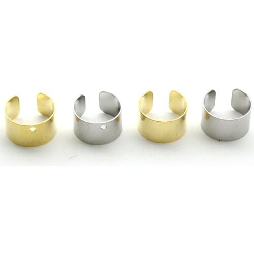 Stainless Steel Earring Hooks Findings Ear Clips Earring Cuff Wrap Earrings No piercing-Clip On Cartilage Wrap Jewelry Making