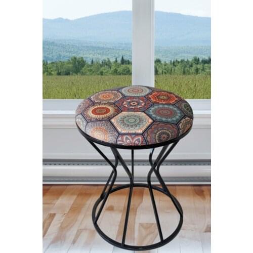 Metal Pedestal Authentic Puff coffee tables table basse furniture living room table