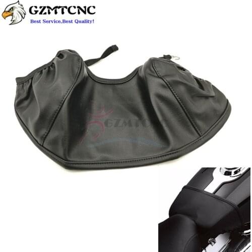 Fuel Tank Bra Pad Oil Tank Cover Guard Protector for Harley Dyna Street Bob FXDB 07-17 Fat Bob FXDF 08-17 Wide Glide FXDWG 04-17