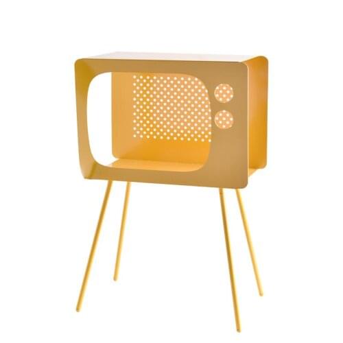 Nordic Ins Wind Tv Shape Side Table Modern Creative Living Room Sofa Side Table Table Bedside Table