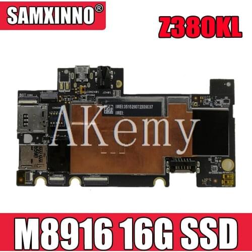 New! original For Asus ZenPad 8.0 Z380KL Z380K Tablets Laptop motherboard mianboard logic board W/ M8916 16G SSD