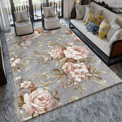 New Chinese Style Living Room Carpet Tea Table Cloth Chinese Style Study and Bedroom Bedside Modern/Classical Full-Shop