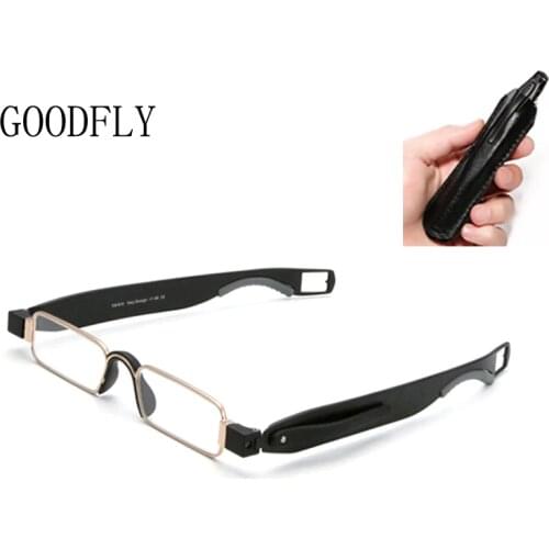 Reading Glasses Men Women Rotation Foldable Portable Glasses With Case Blue Light Blocking Glasses Presbyopic Glasses Eyeglasses