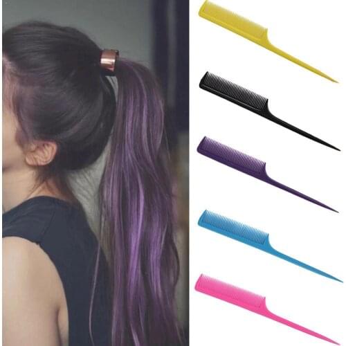 Plastic Portable Hair Pointed Tail Comb Anti-static Type Clip Salon Hairdresser The Styling Keratin Design Treatment Nicety F2I4