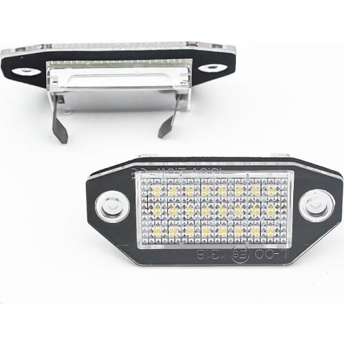 Factory Sales 2Pcs 24SMD No Error LED Number License Plate Light Lamp For Ford Mondeo MK3 2000-2007