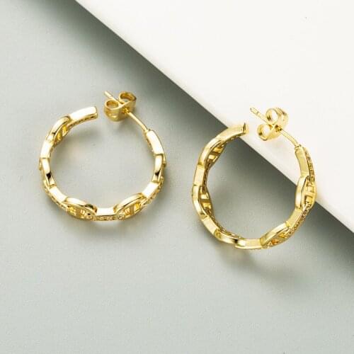 ZCLCDSEL Women's Gold Earrings