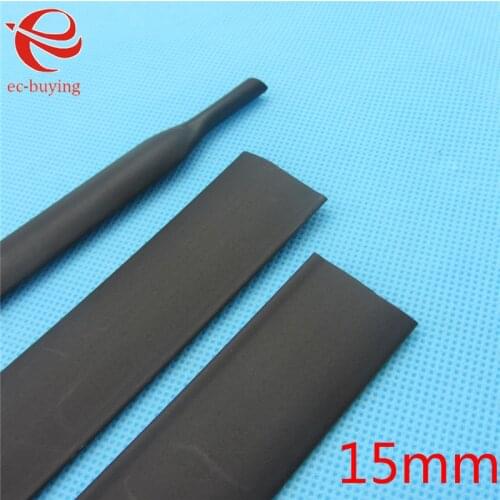 1m Heat Shrink Tubing Wire Wrap Cable Kit Inner Diameter 15mm