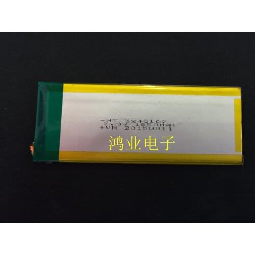 3.7V polymer lithium battery 3240102P 1850MAH smart cell phone battery S7 line built-in battery