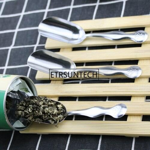 300pcs Stainless Steel Tea Spoons Matcha Tea Coffee Measuring Scoop Tea Accessories Home Office Teahouse Tool
