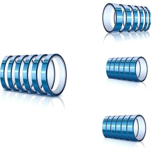 6 Rolls of High Temperature Adhesive Tape,Thermal Vinyl Pressing Tape,Heat-Resistant Sublimation,for Thermal Transfer