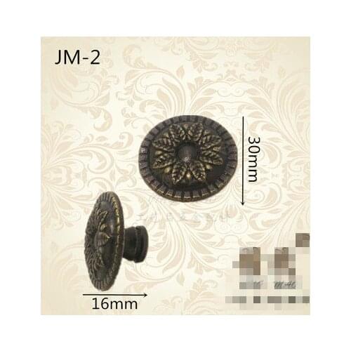 A31 European Garden single hole Qinggu bronze door wardrobe cabinets antique handles European door handle