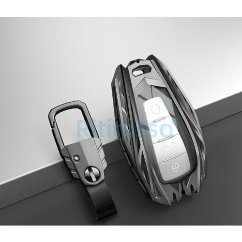 Zinc Alloy Car Key Fob Cover Case Shell Holder Set for Geely Coolray X6 Emgrand Global Hawk GX7 Remote Accessories