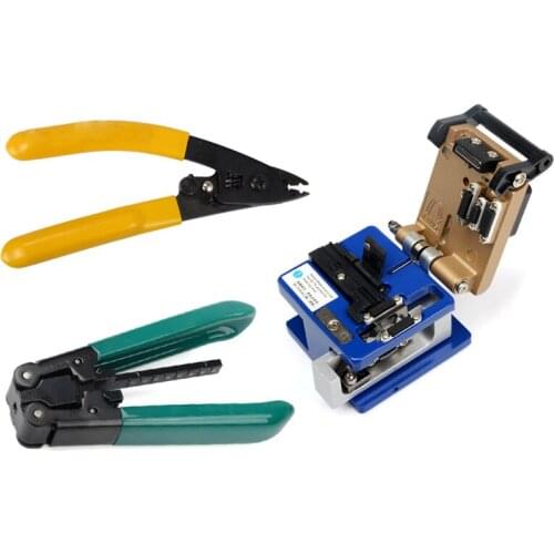 Fiber Optic Tool Fiber Optical Stripper CFS-2 Pliers Wire Strippers FTTH Tools Mini Fiber Optic Cleaver Fiber FC-6S